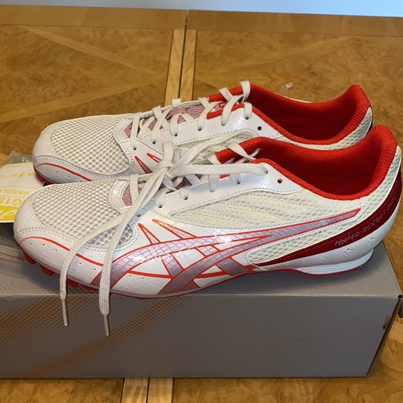 ASICS Hyper Rocket Girl 4 Track & Field Spike shoes size 10.5 NWB - Picture 6 of 7
